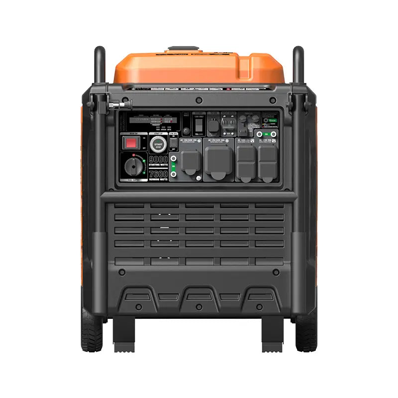 Genmax GM9000iE Portable Inverter Generator 9000W Super Quiet Gas Powered Engine with Parallel Capability