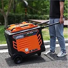 Genmax GM10500iETC Tri Fuel Inverter Generator,10500-Watt 458cc Tri Fuel Gasoline Propane Natural Gas Portable 50A Generator