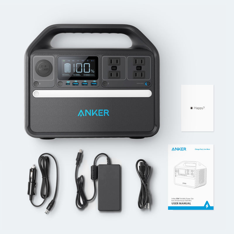 Anker SOLIX 536 Portable Power Station 508Wh｜500W