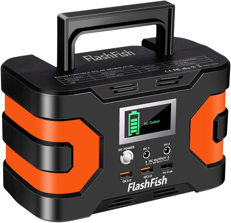 Flashfish EA150 200W Peak Power Station Camping Solar Generator