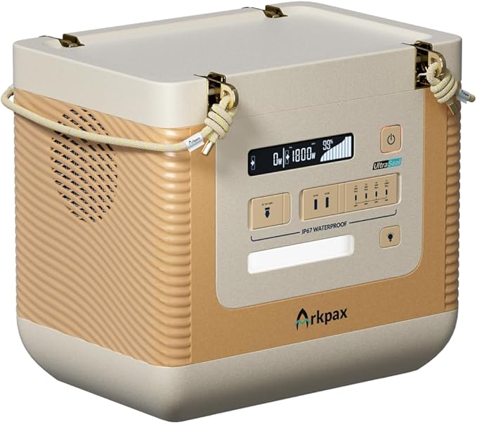 Arkpax Ark 1800W - IP67 Dustproof and Water-resistant Portable Power Station