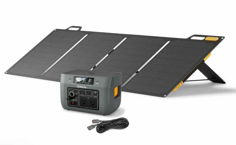 BioLite Bundle BaseCharge 600 with Solar Panel 100