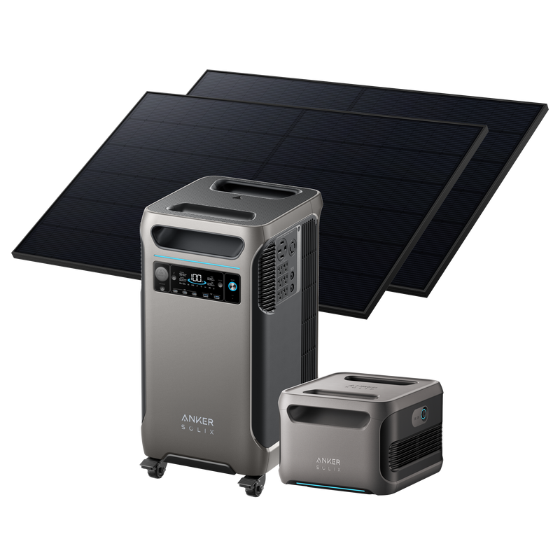 Anker Solix F3800 + Expansion Battery + 405W Rigid Solar Panel