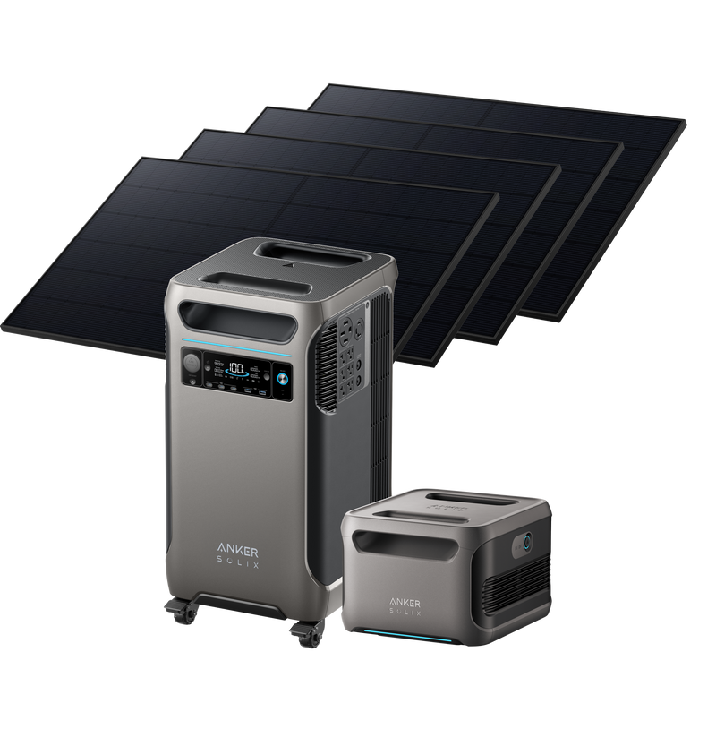 Anker Solix F3800 + Expansion Battery + 405W Rigid Solar Panel