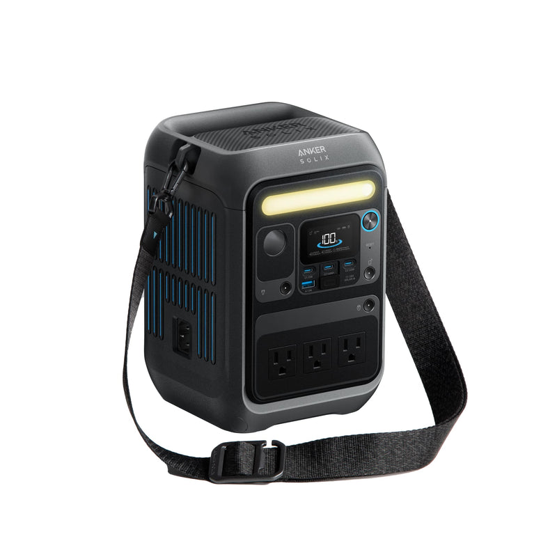 Anker SOLIX C300X Portable Power Station - 288Wh | 300W with Carry Strap