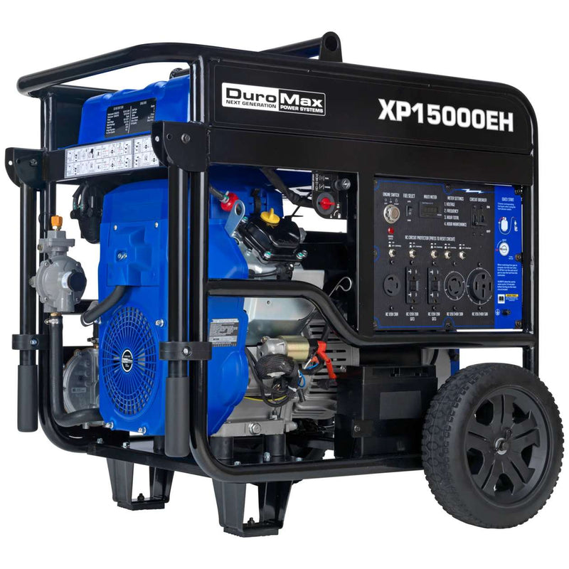 REFURB DuroMax XP15000EH 15,000 Watt Dual Fuel Hybrid Generator (Grade A)