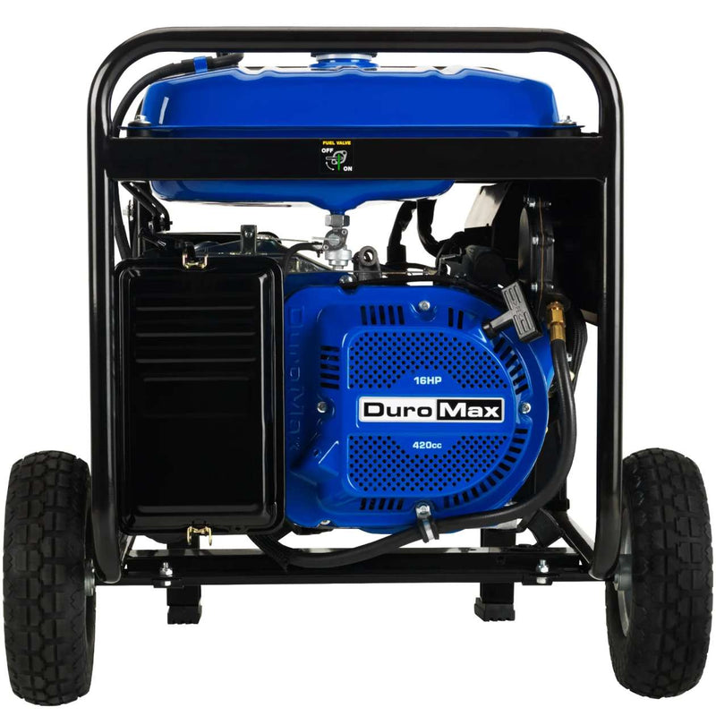 REFURB DuroMax XP8500EH 8,500 Watt 16 hp Dual Fuel Portable Generator w/ Electric Start 50-State (Grade A)