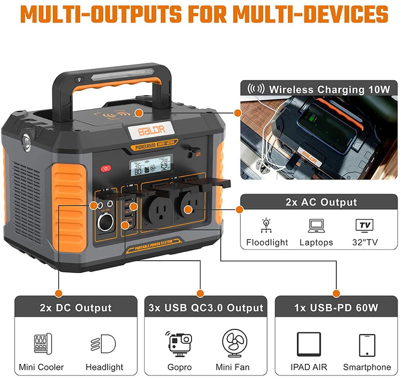 Togopower Baldr Pioneer 500 Portable Power Station