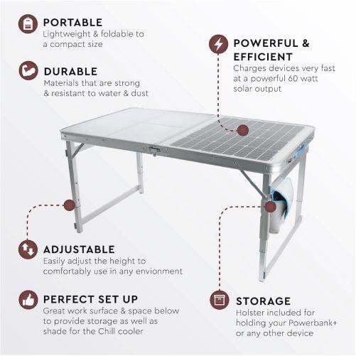 GoSun Solar Panel Table 60